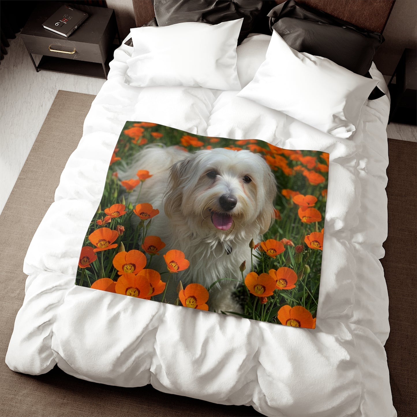 Havanese Sweatshirt Blanket
