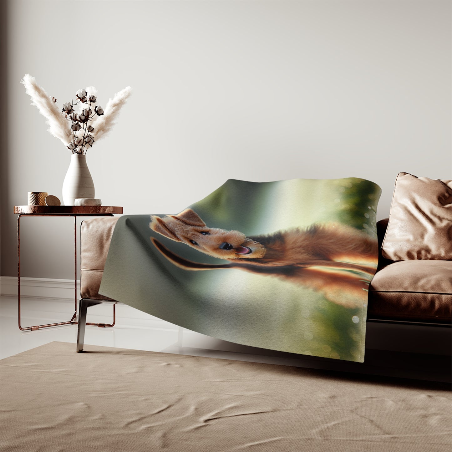 Welsh Terrier Sweatshirt Blanket