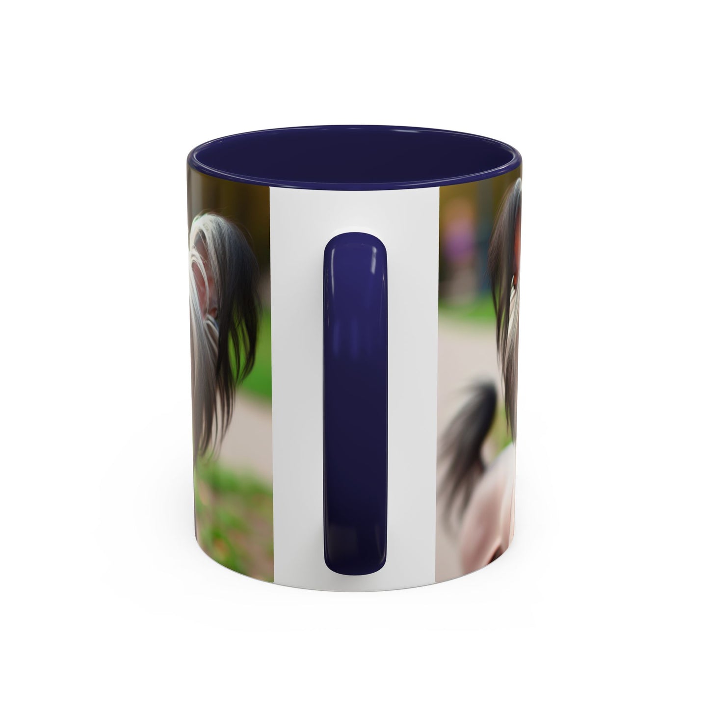 Chinese Crested Dog Accent Coffee Mug - Perfect Gift for Dog Lovers