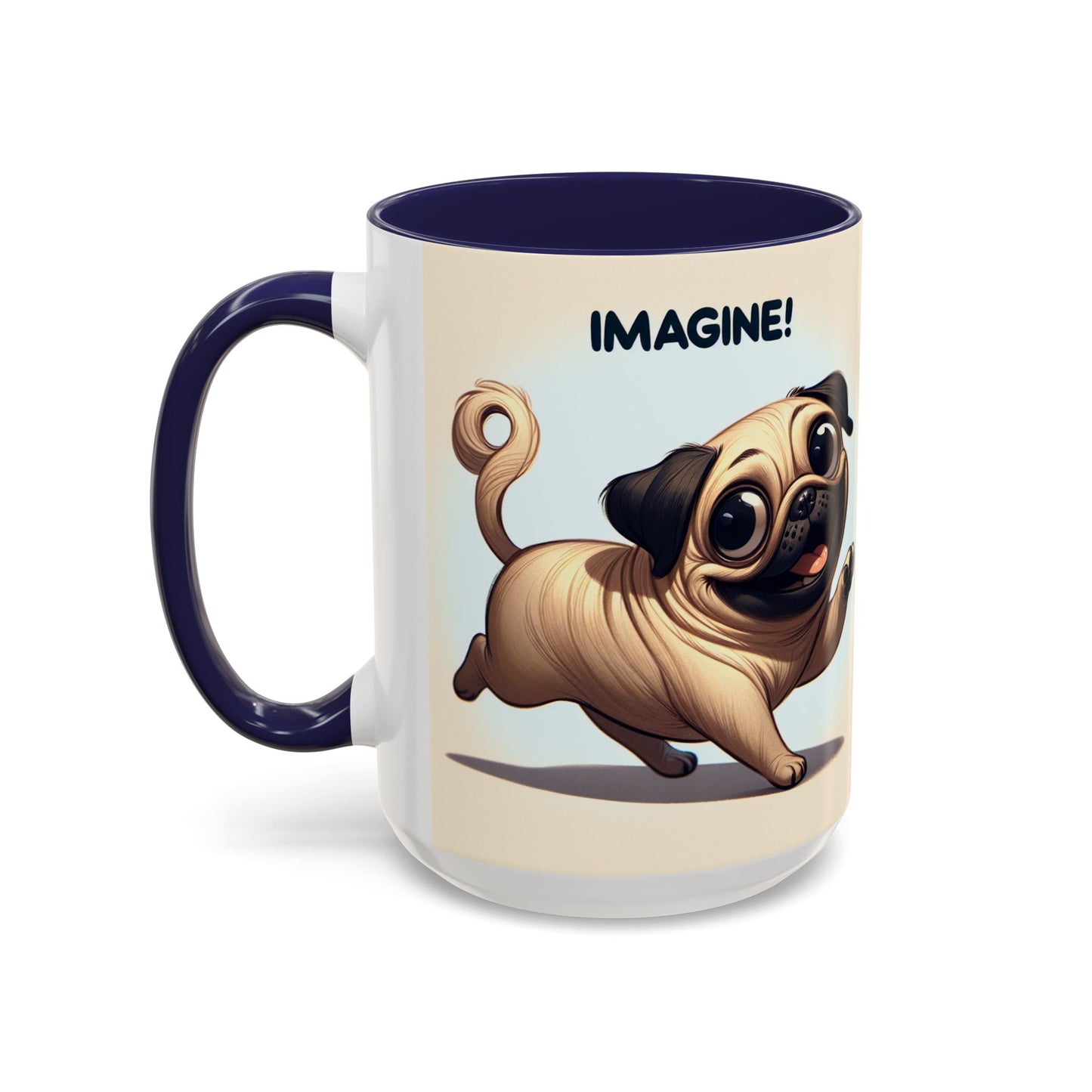 Pug Accent Coffee Mug - Perfect Gift for Dog Lovers