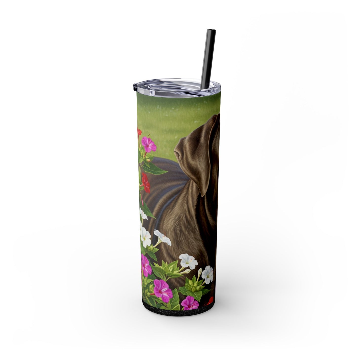 Neapolitan Mastiff Tumbler with Straw, 20oz