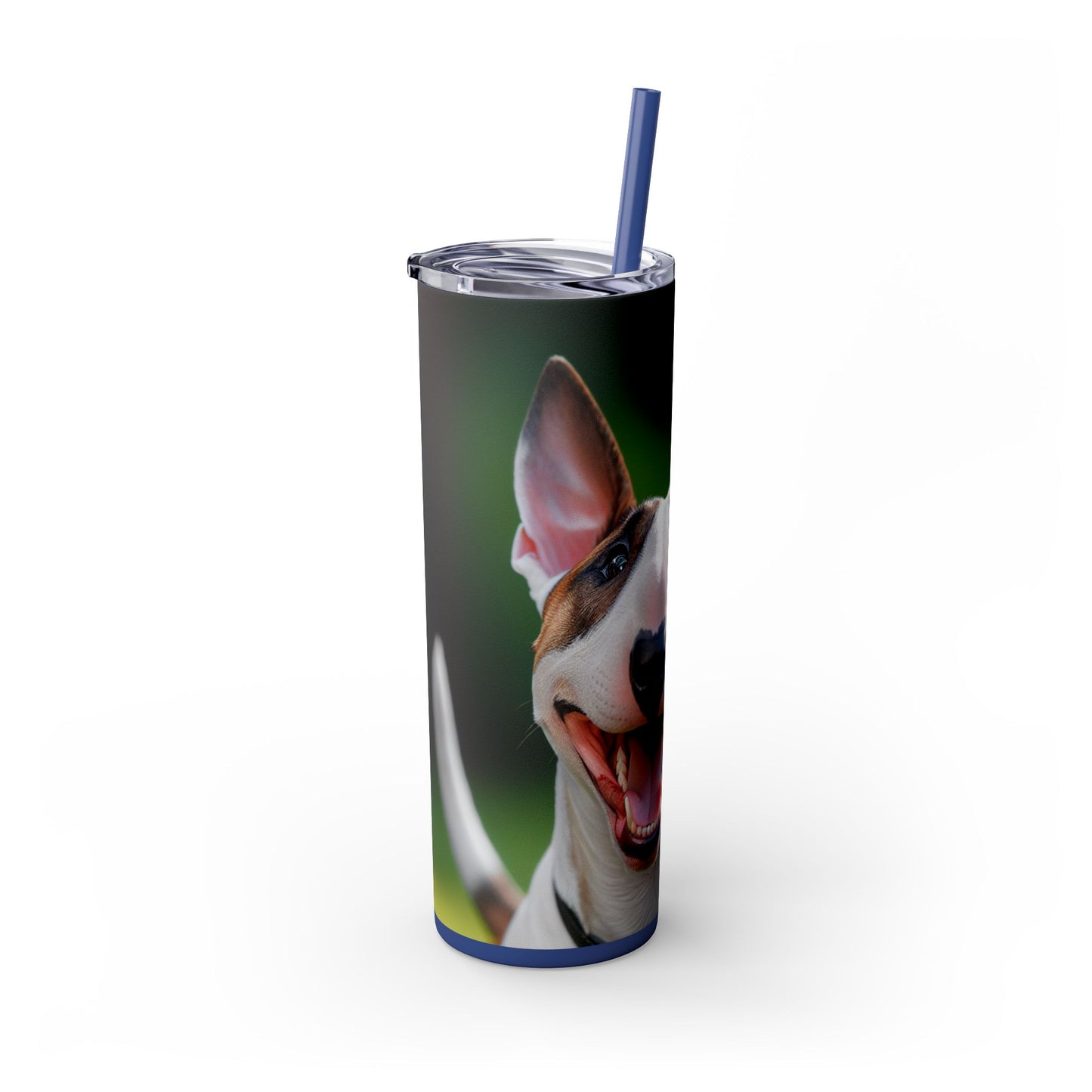 Bull Terrier Tumbler with Straw, 20oz