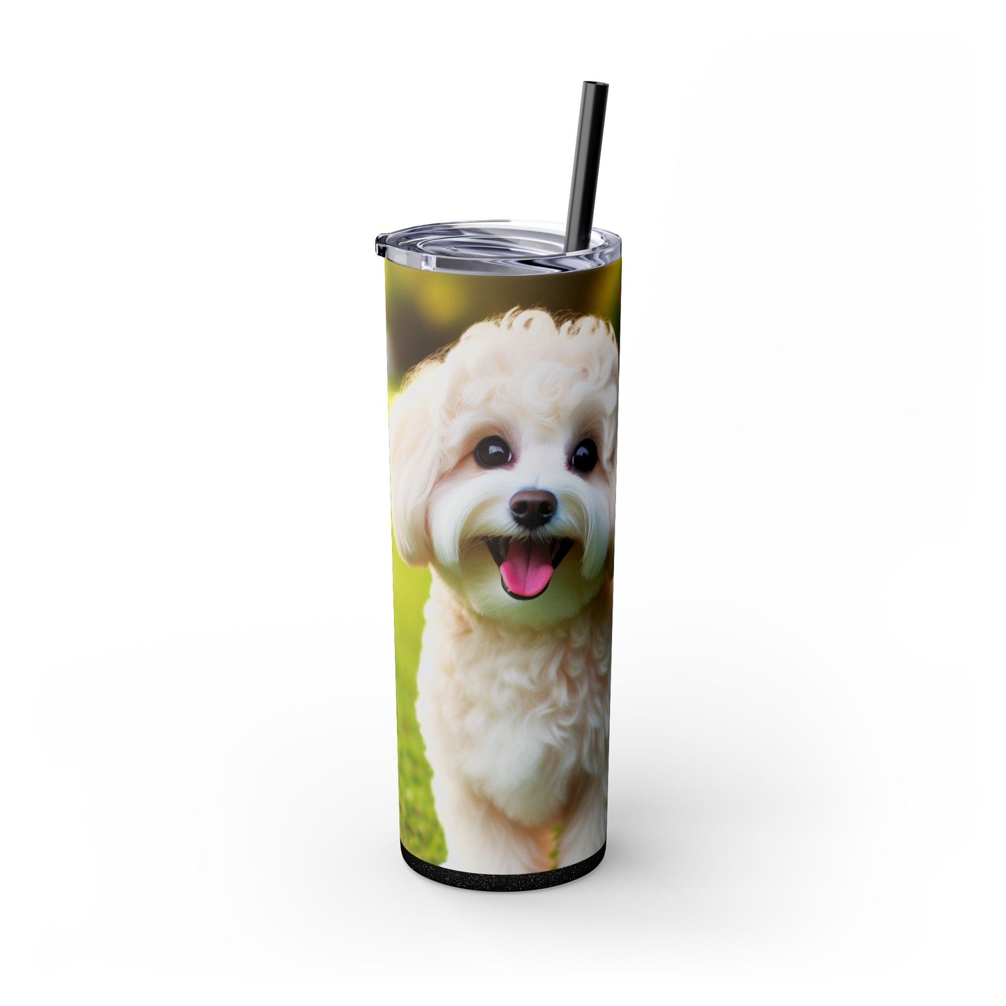 Maltipoo Tumbler with Straw, 20oz
