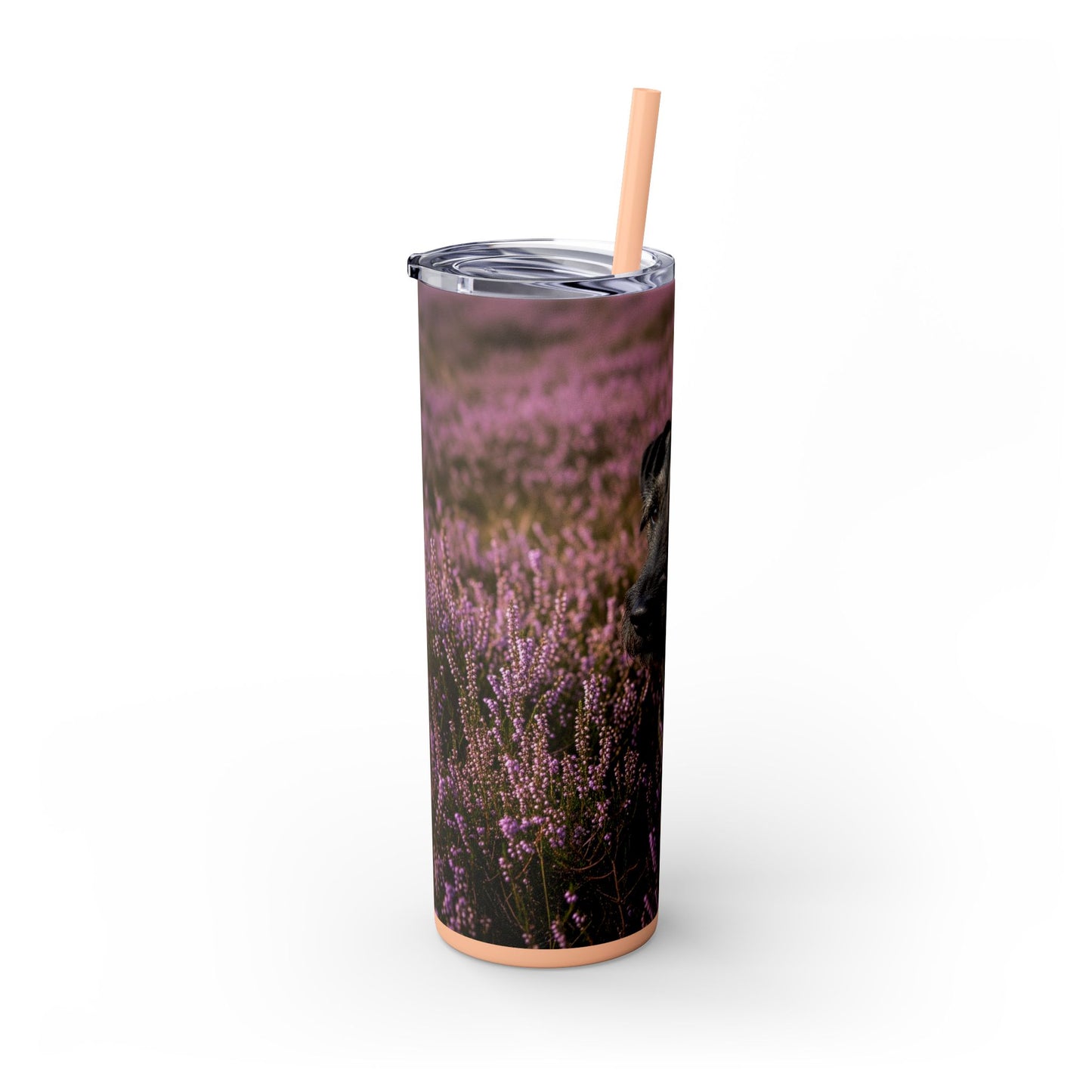 Glen of Imaal Terrier Skinny Tumbler with Straw, 20oz