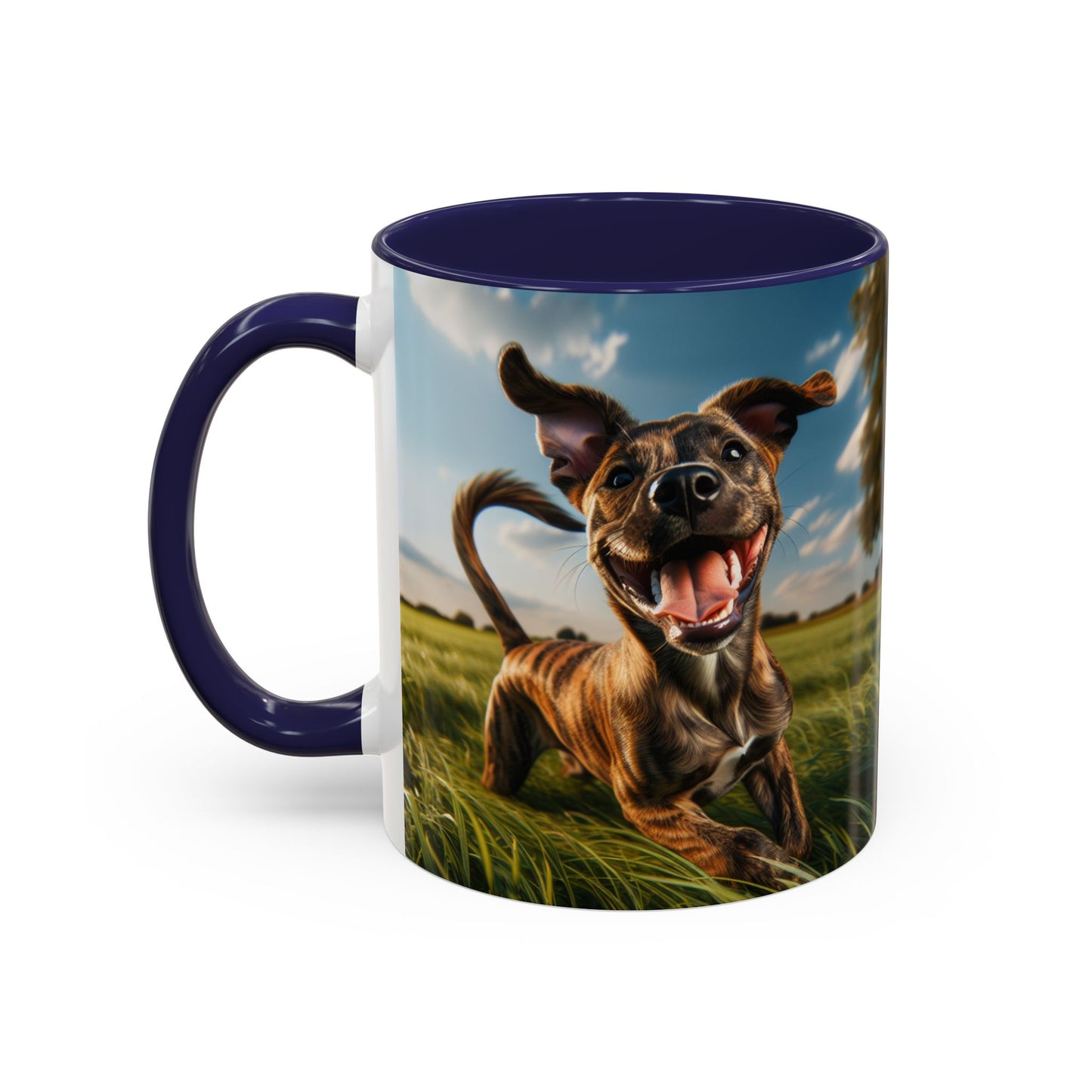 Treeing Tennessee Brindle Accent Coffee Mug - Perfect Gift for Dog Lovers