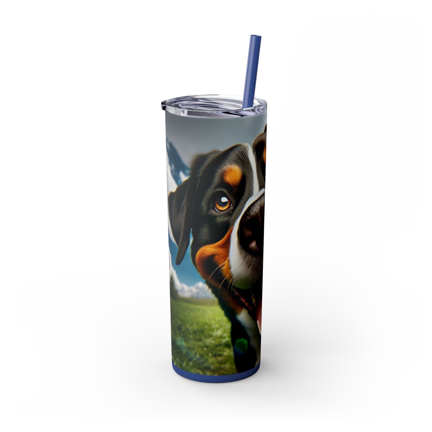 Greater Swiss Mountain Dog Tumbler with Straw, 20oz