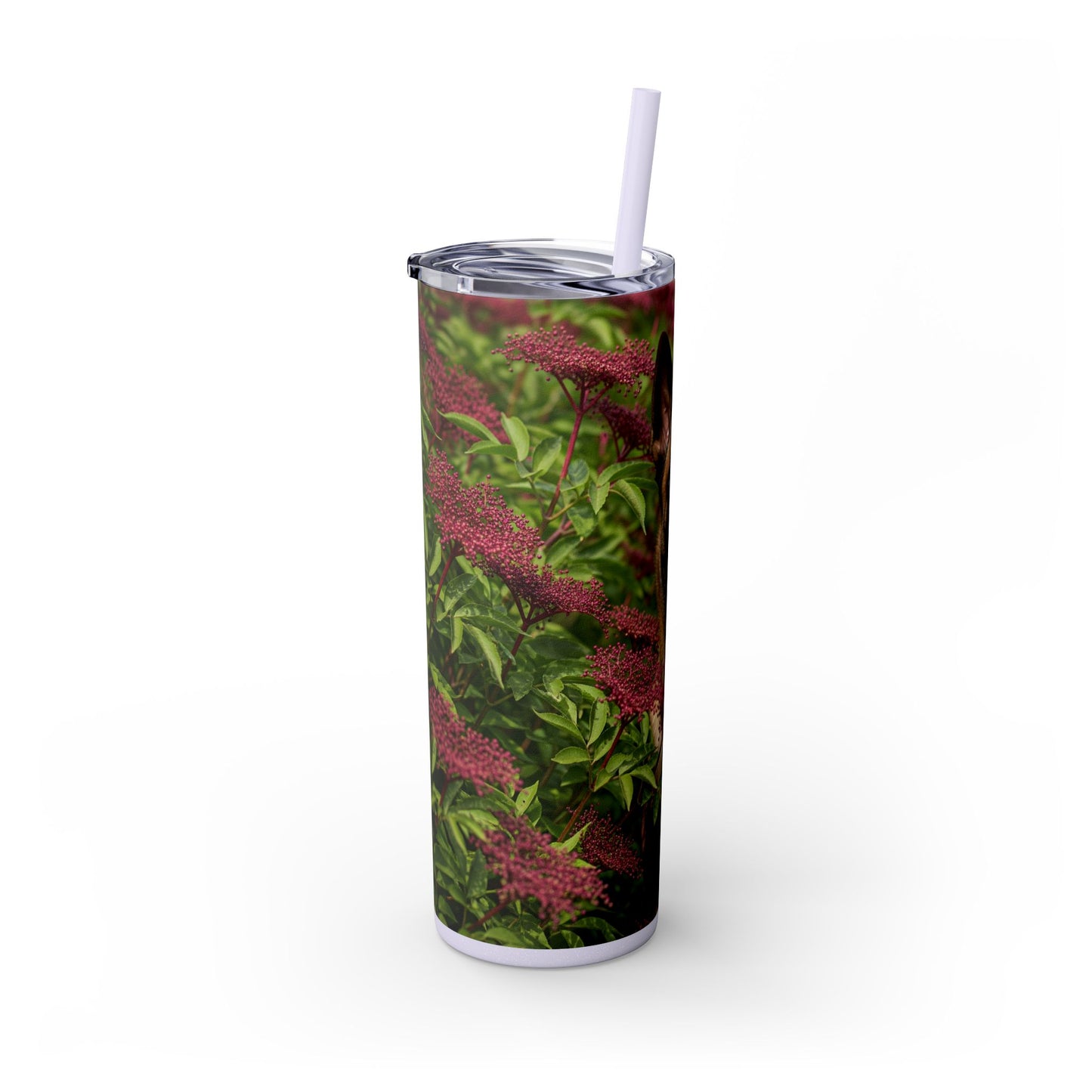 Belgian Shepherd Dog Malinois Tumbler with Straw, 20oz