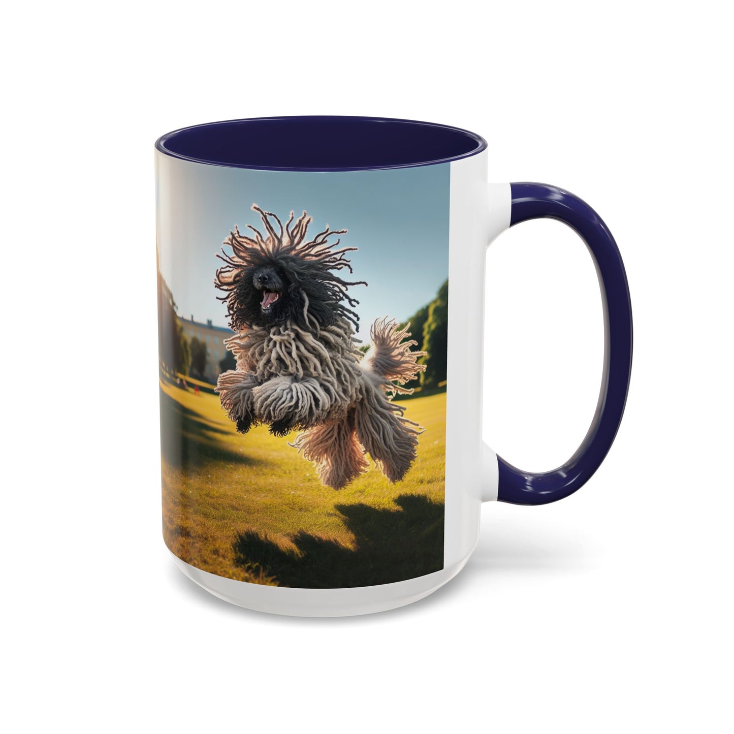 Puli Accent Coffee Mug - Perfect Gift for Dog Lovers