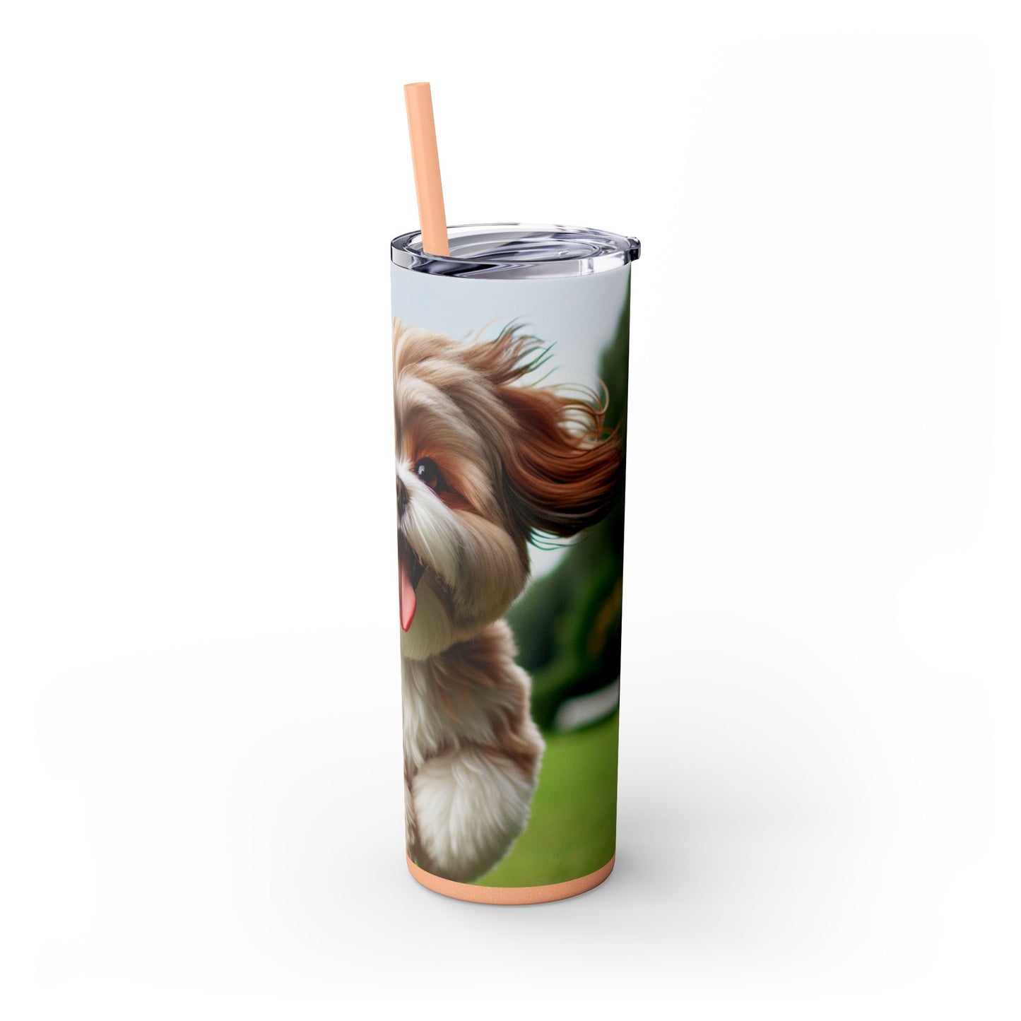 Lhasalier Tumbler with Straw, 20oz