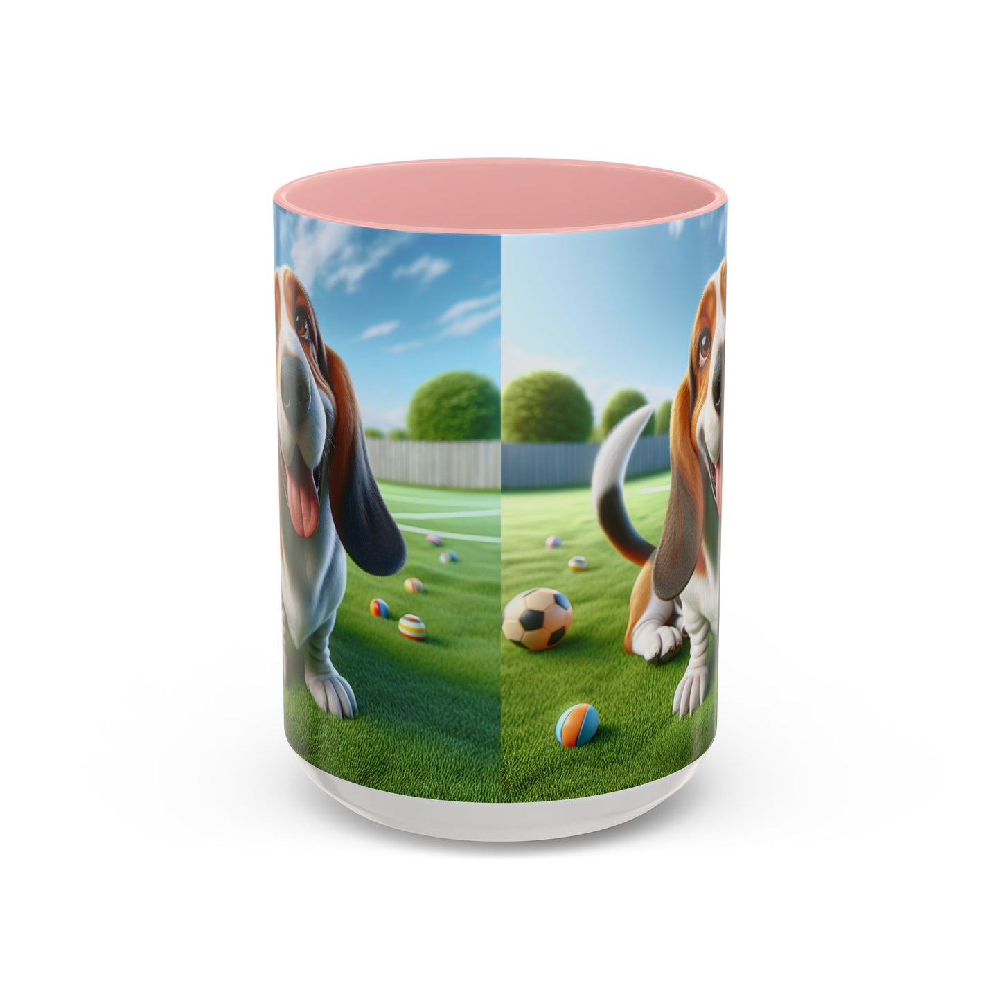 Basset Hound Accent Coffee Mug - Perfect Gift for Dog Lovers