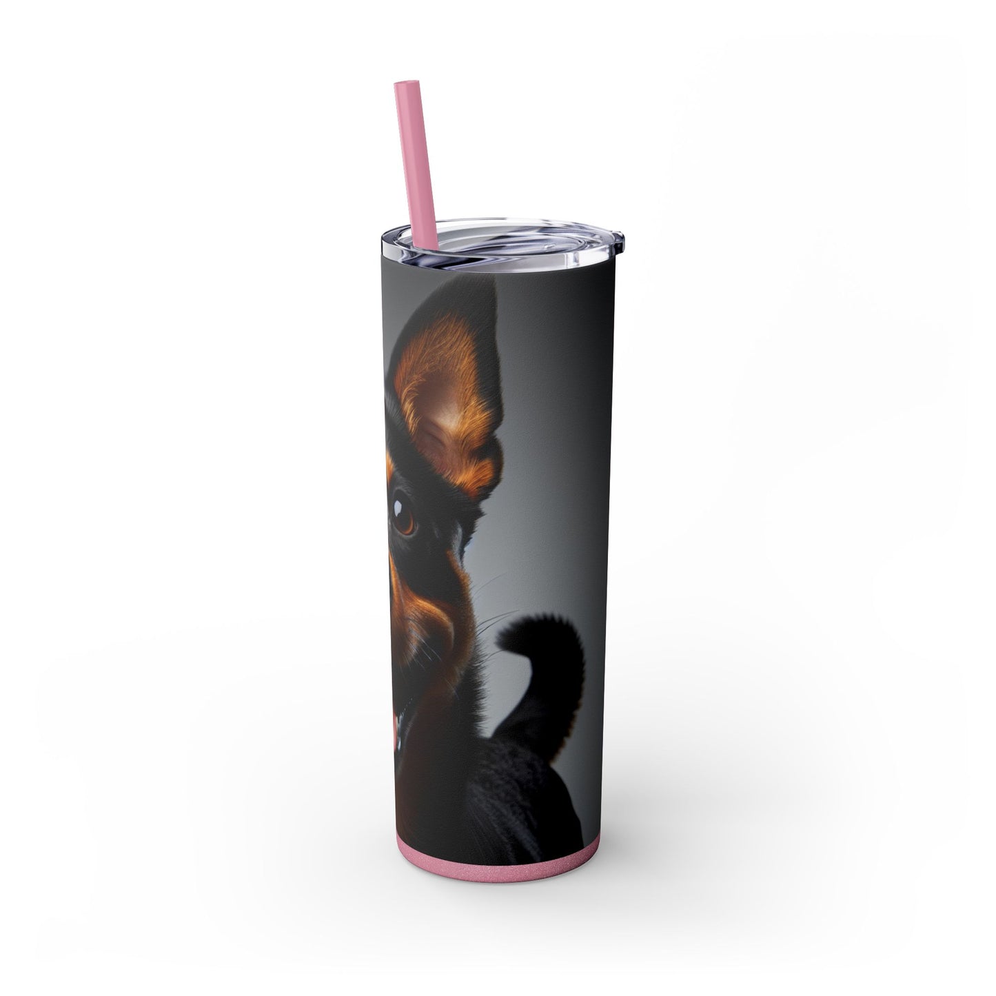 Lancashire Heeler Tumbler with Straw, 20oz