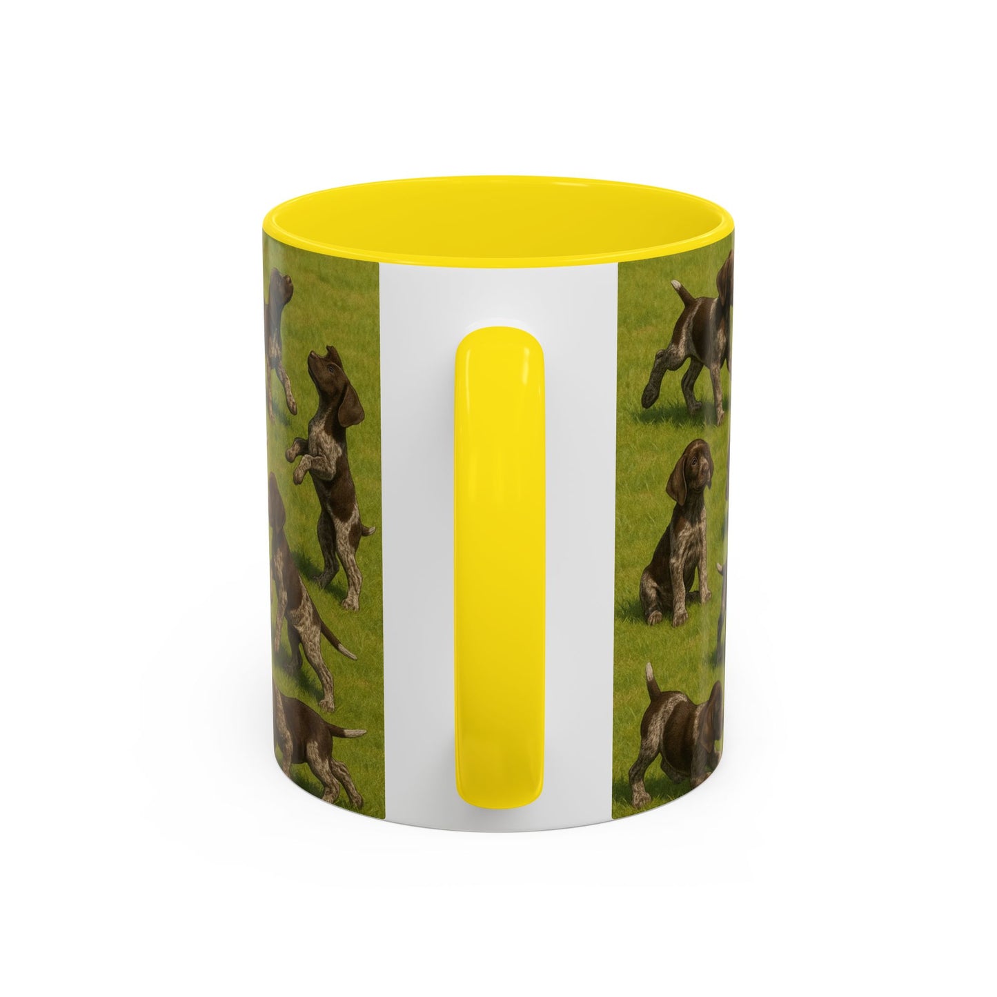German Shorthaired Pointer puppies Accent Coffee Mug - Perfect Gift for Dog Lovers