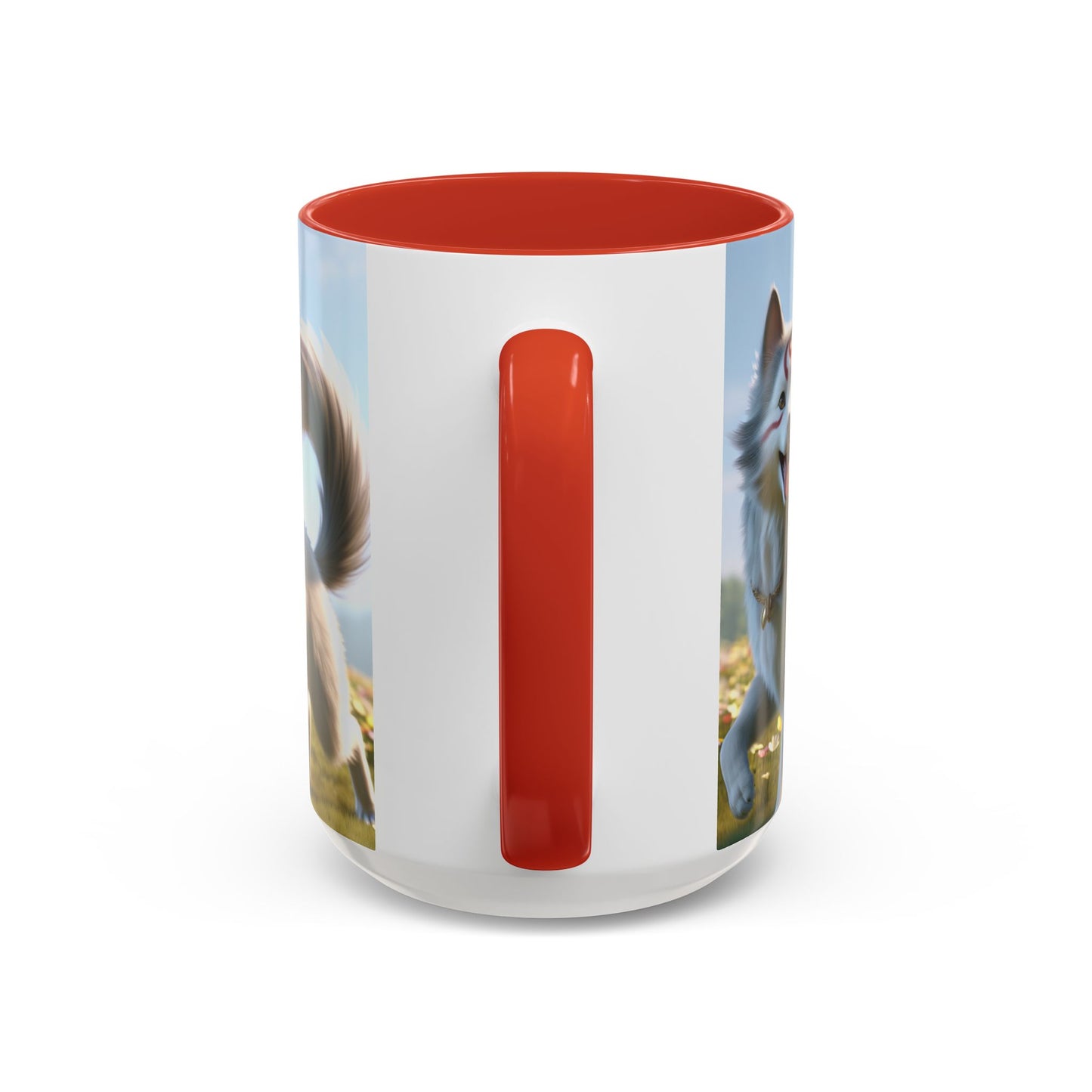 Cadabomb Okami Accent Coffee Mug - Perfect Gift for Dog Lovers