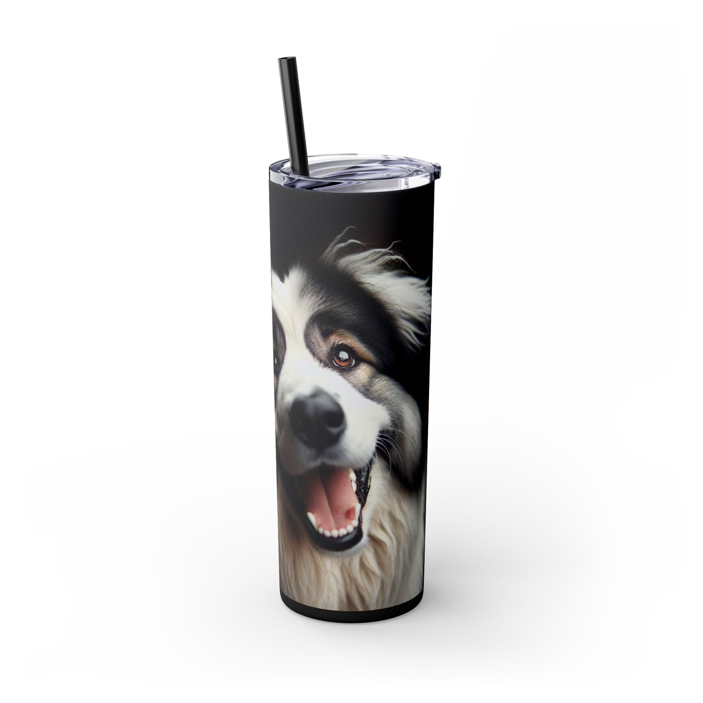 Romanian Mioritic Shepherd Dog Tumbler with Straw, 20oz