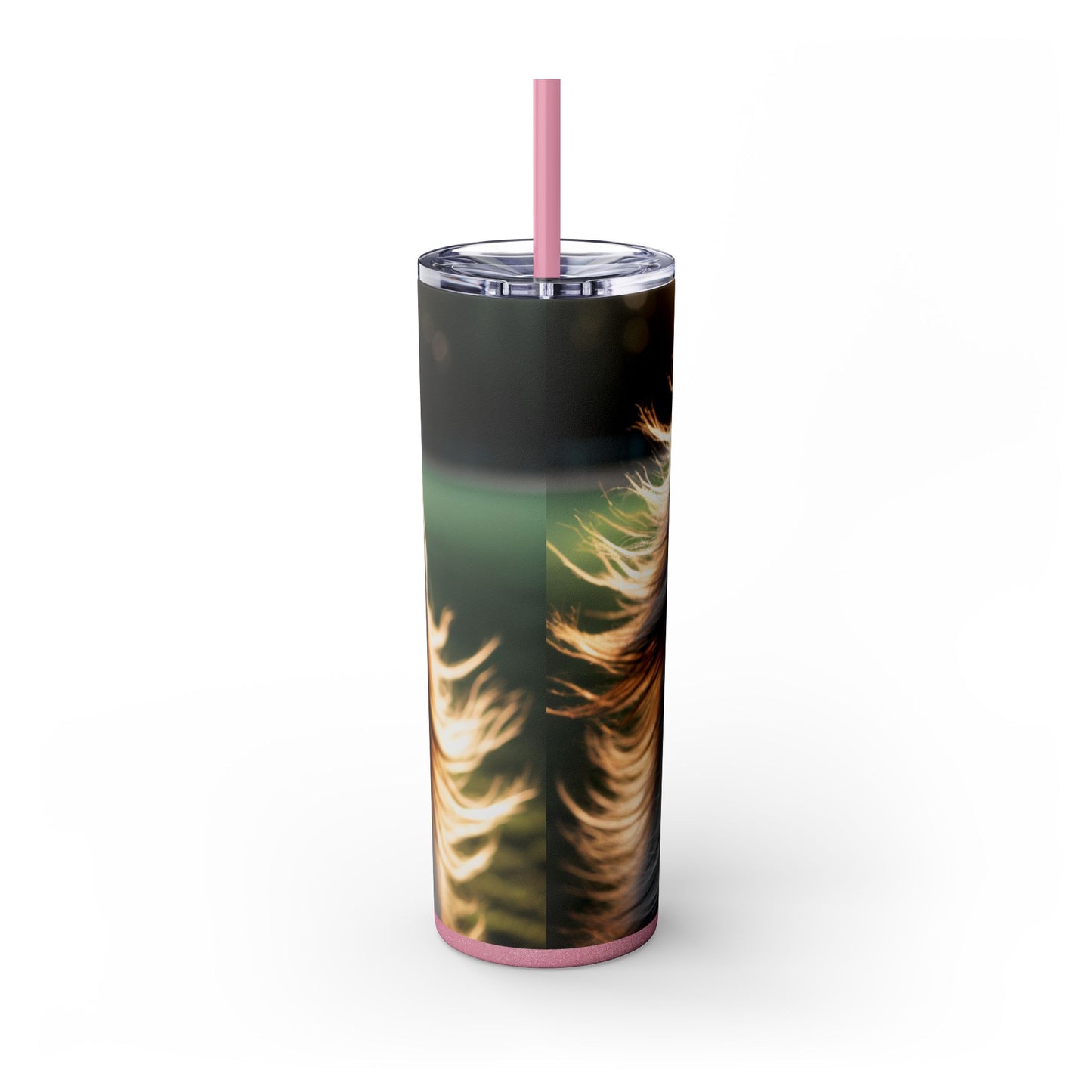 Bearded Collie Tumbler with Straw, 20oz