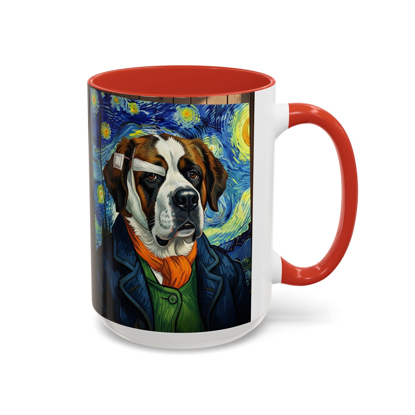 Saint Bernard Accent Coffee Mug - Perfect Gift for Dog Lovers