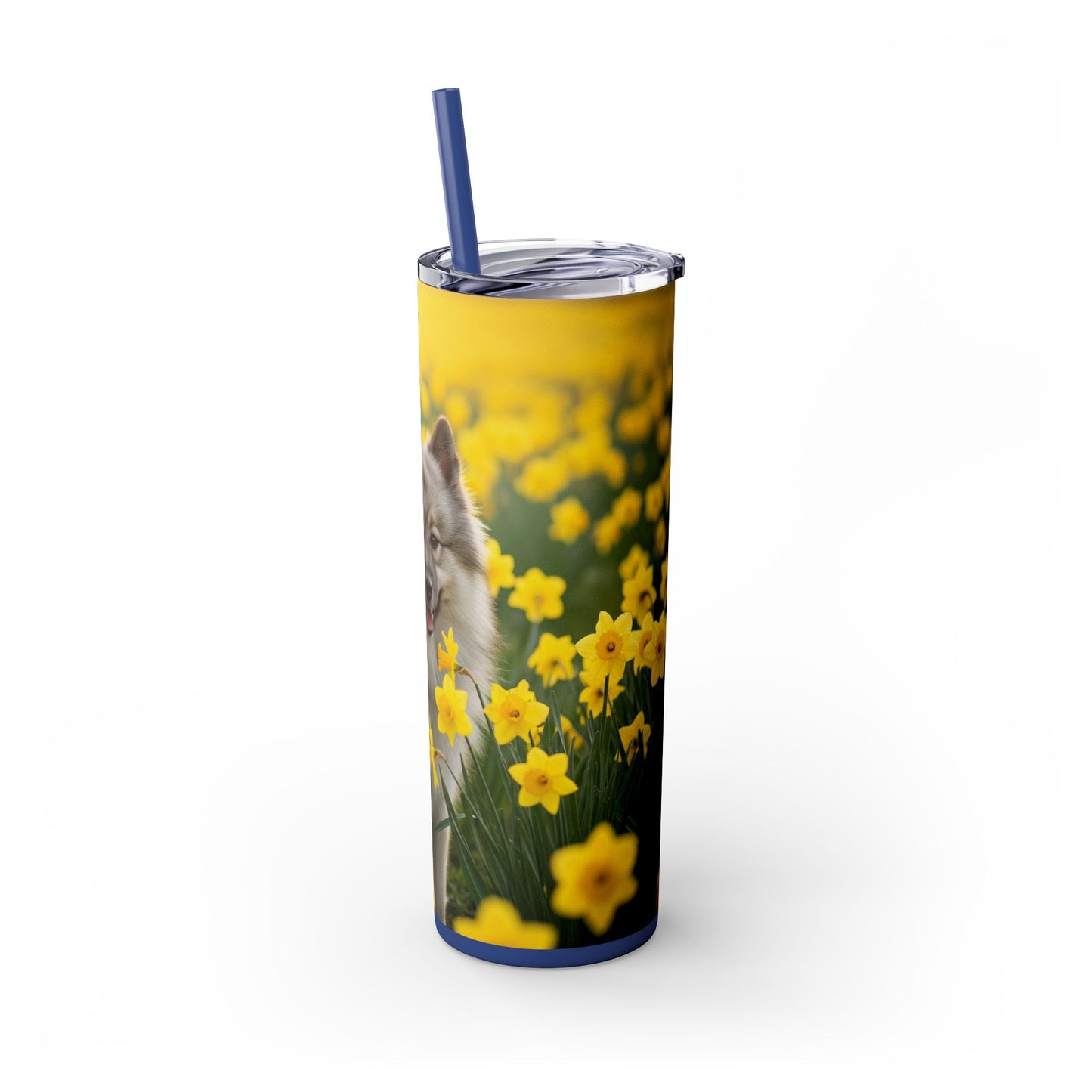 Keeshond Tumbler with Straw, 20oz
