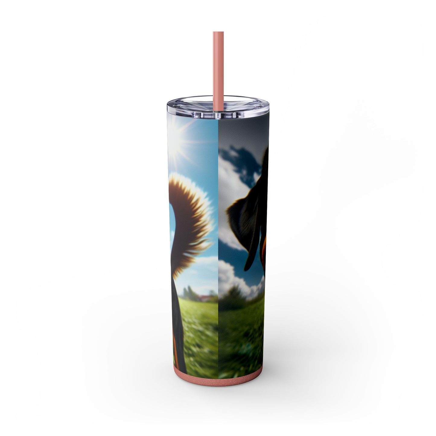 Greater Swiss Mountain Dog Tumbler with Straw, 20oz