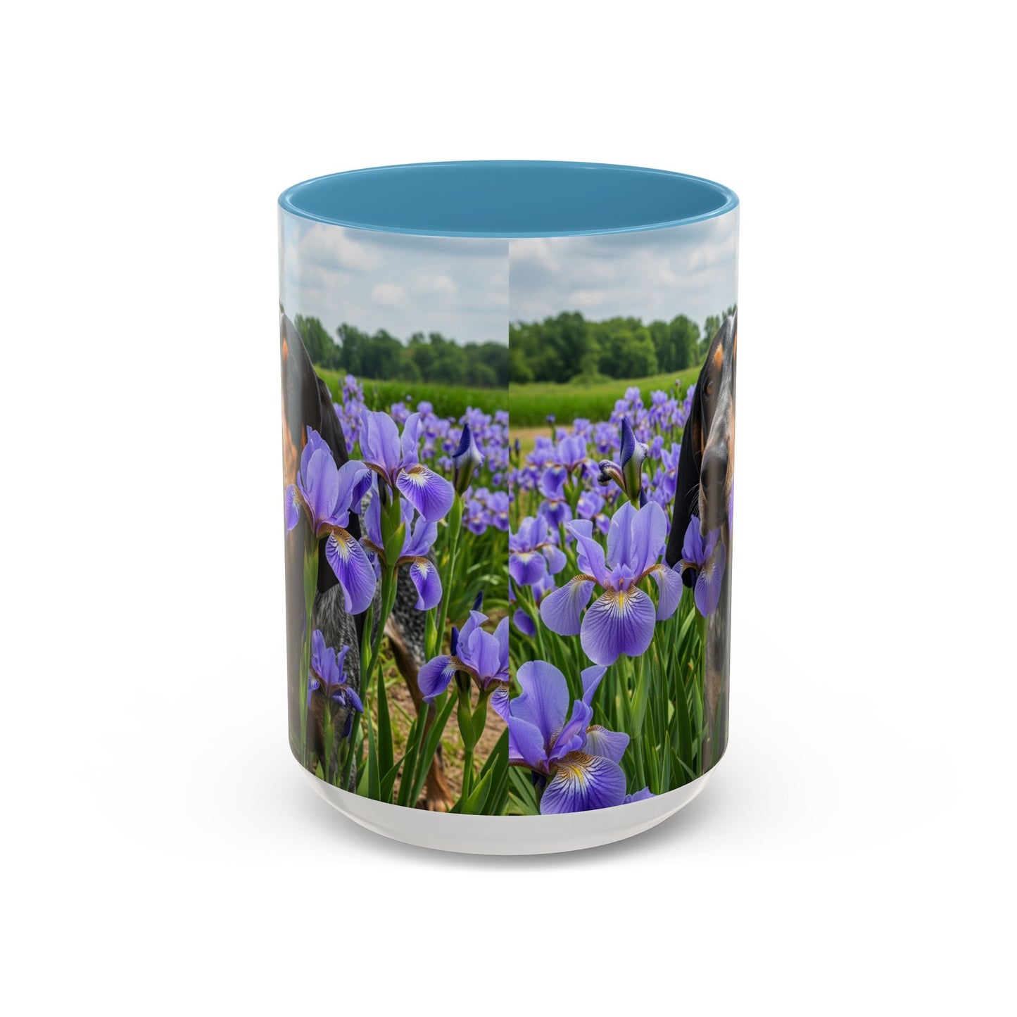 Bluetick Coonhound Accent Coffee Mug - Perfect Gift for Dog Lovers