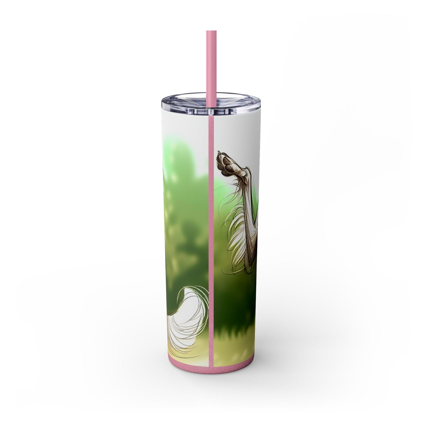 Borzoi Tumbler with Straw, 20oz