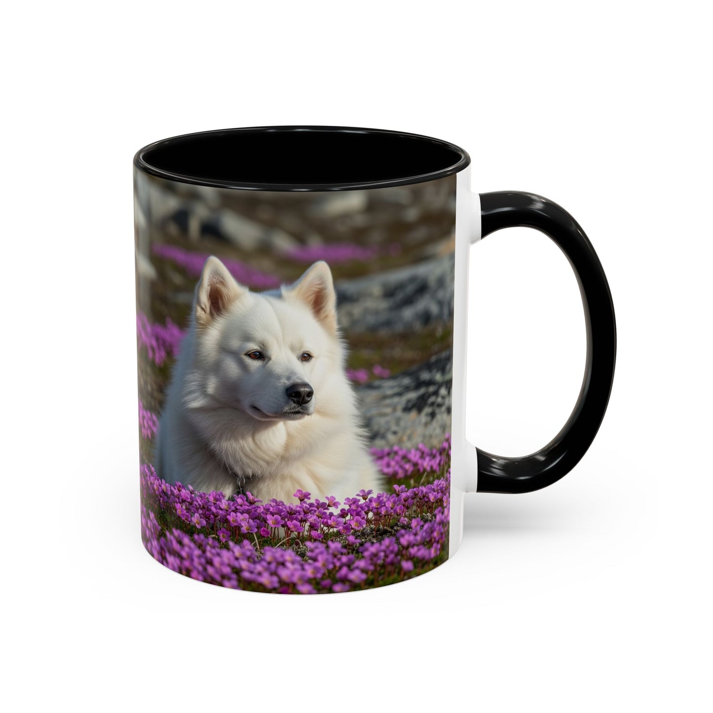 Canadian Eskimo Dog Accent Coffee Mug - Perfect Gift for Dog Lovers