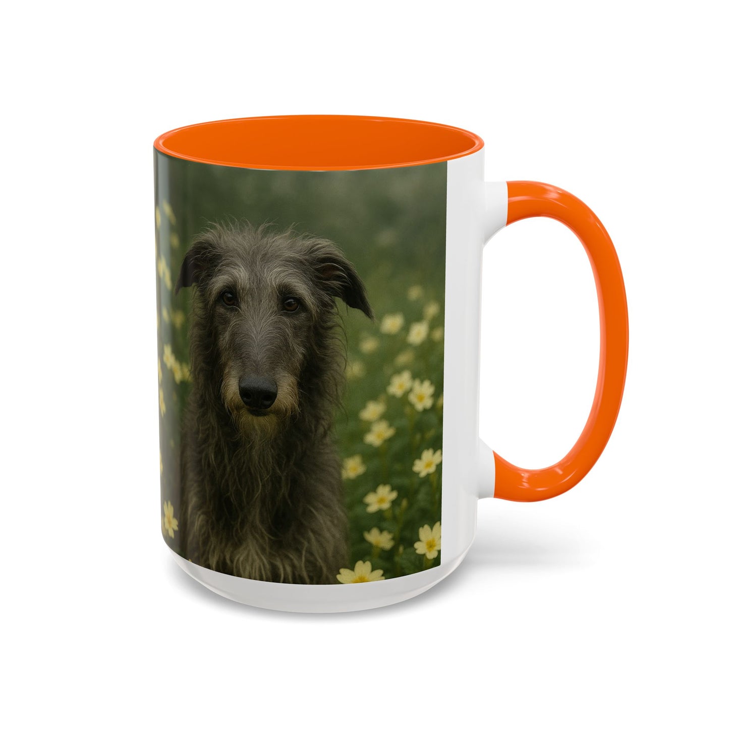 Scottish Deerhound Accent Coffee Mug - Perfect Gift for Dog Lovers