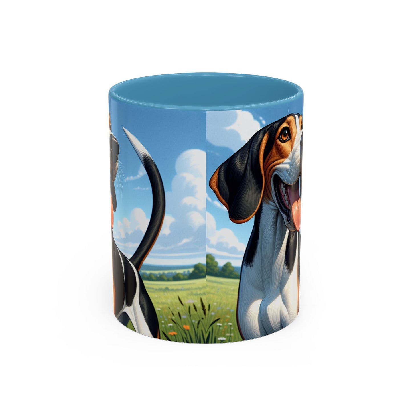 Treeing Walker Coonhound Accent Coffee Mug - Perfect Gift for Dog Lovers