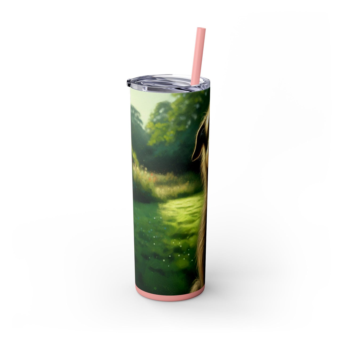 Irish Wolfhound Tumbler with Straw, 20oz