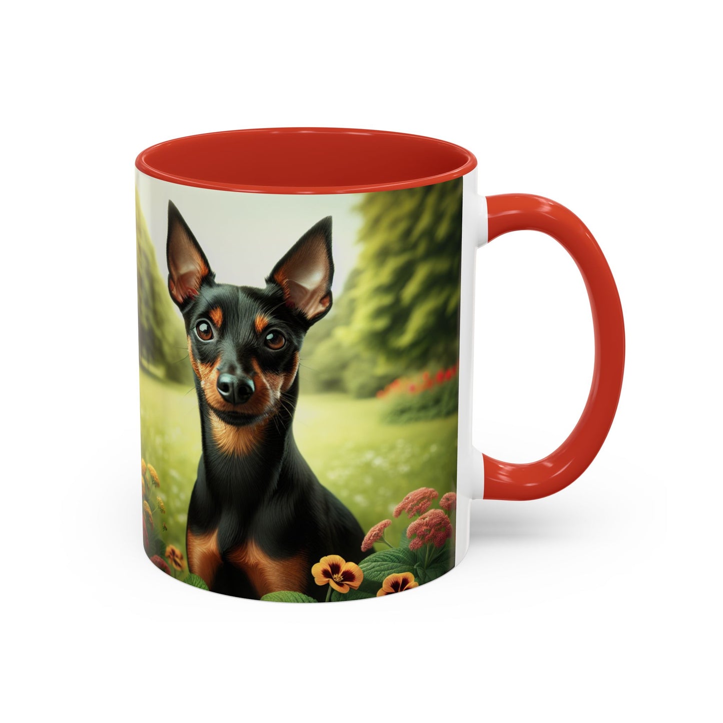 Manchester Terrier Accent Coffee Mug - Perfect Gift for Dog Lovers