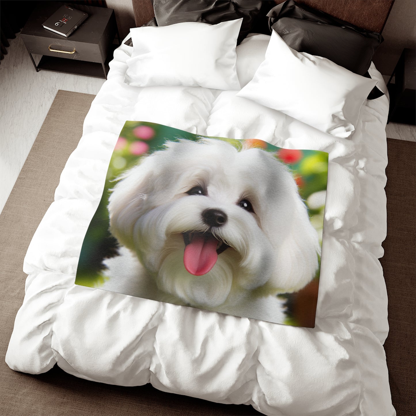 Coton de Tulear Sweatshirt Blanket