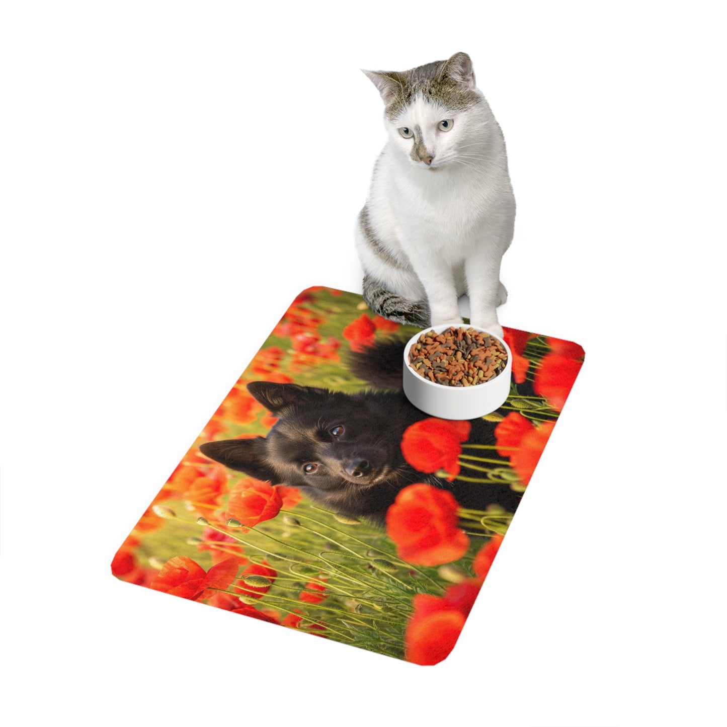 Pet Food Mat (12x18) - Schipperke