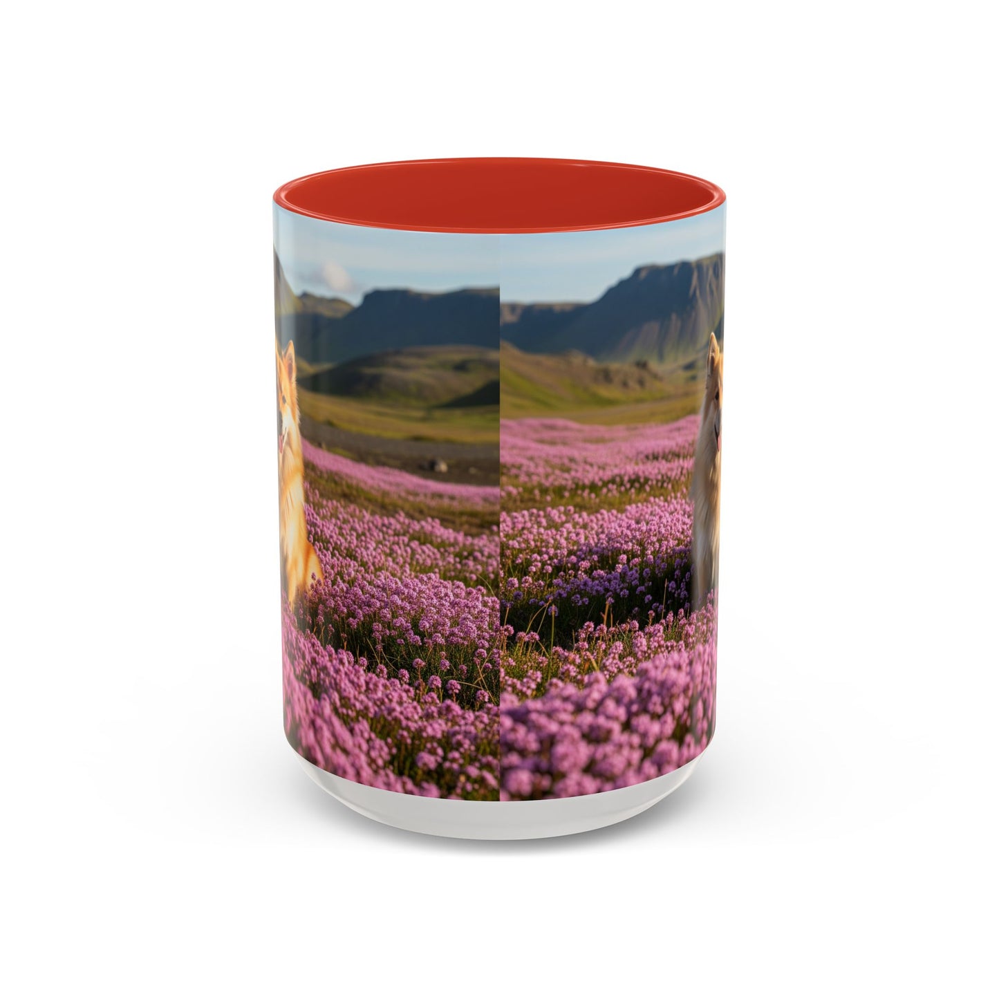 Icelandic Sheepdog Accent Coffee Mug - Perfect Gift for Dog Lovers