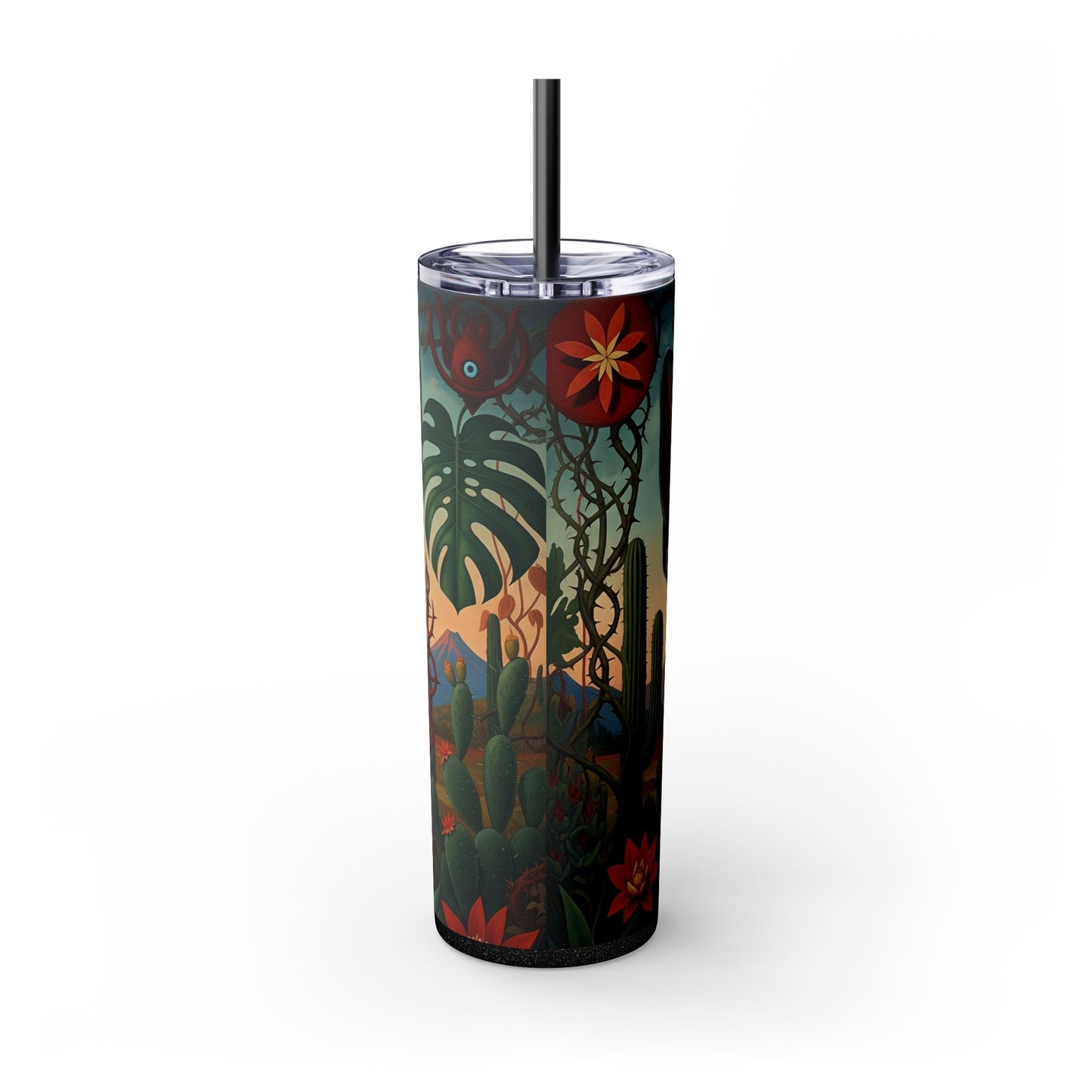 Xoloitzcuintli Skinny Tumbler with Straw, 20oz