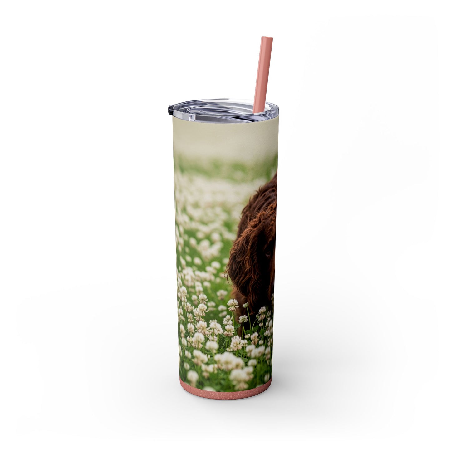 Irish Water Spaniel Tumbler with Straw, 20oz