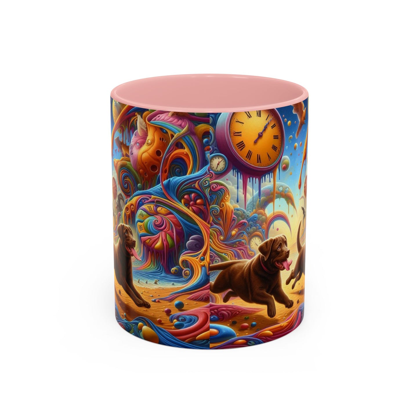Chocolate Labrador Accent Coffee Mug - Perfect Gift for Dog Lovers