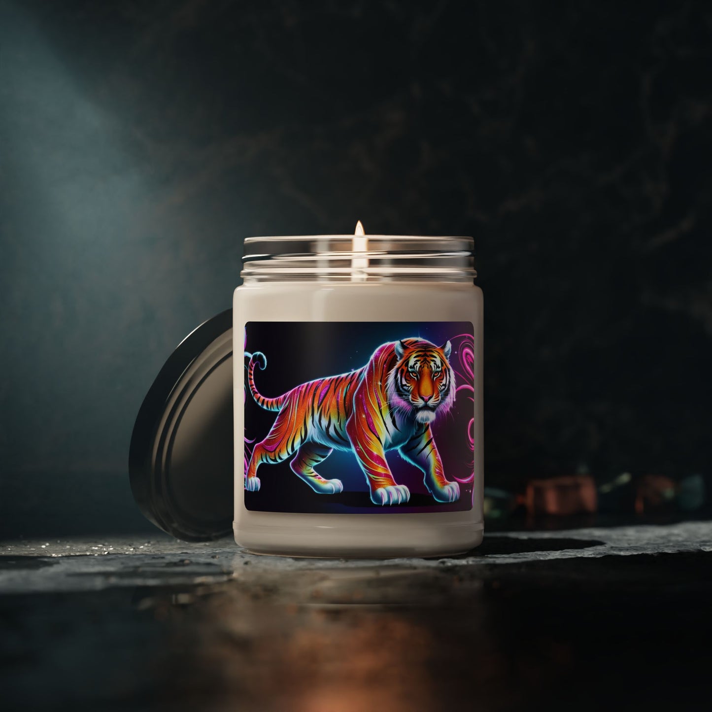 Psychedelic Tiger- Scented Soy Candle, 9oz