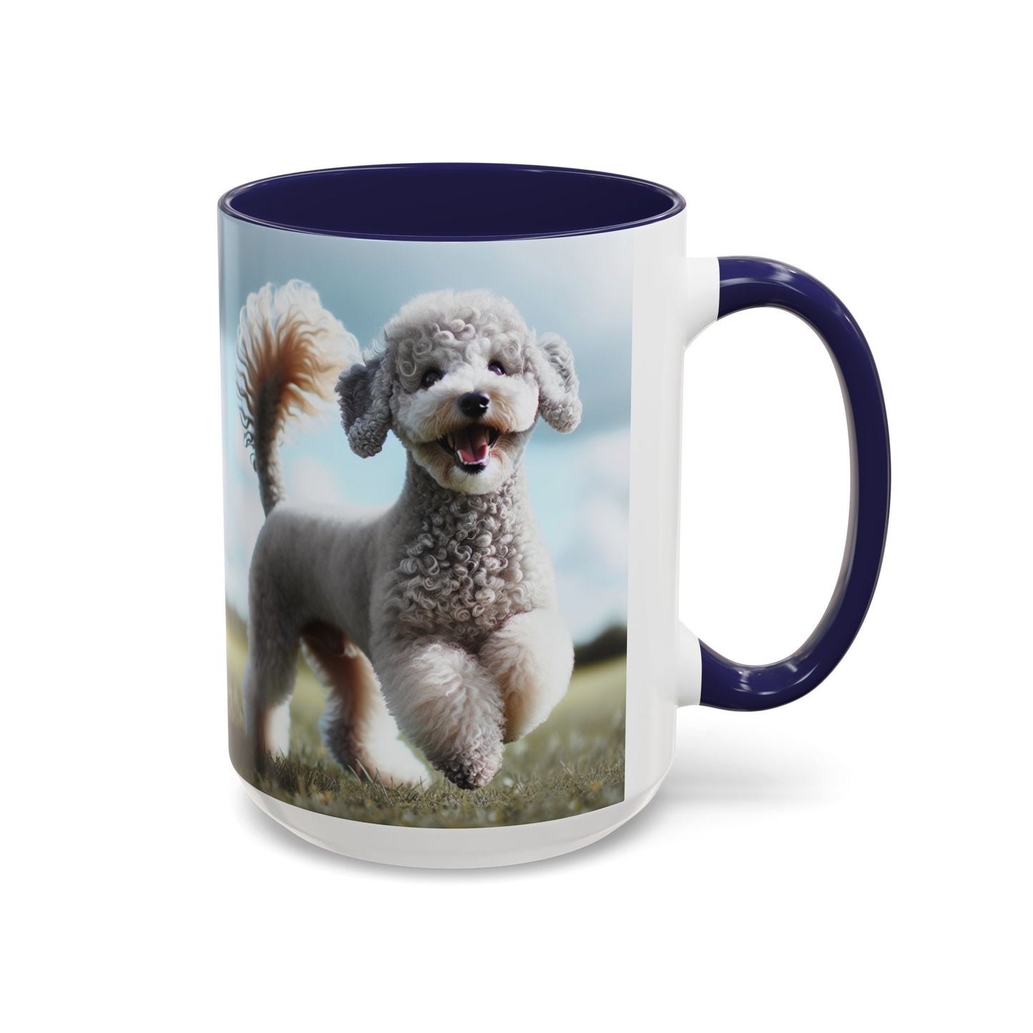 Bedlington Terrier Accent Coffee Mug - Perfect Gift for Dog Lovers