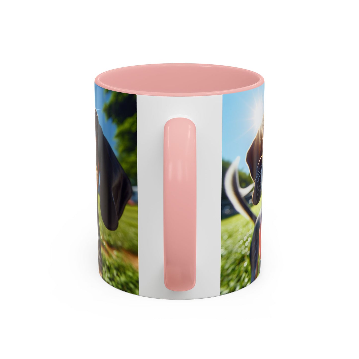 Bluetick Coonhound Accent Coffee Mug - Perfect Gift for Dog Lovers