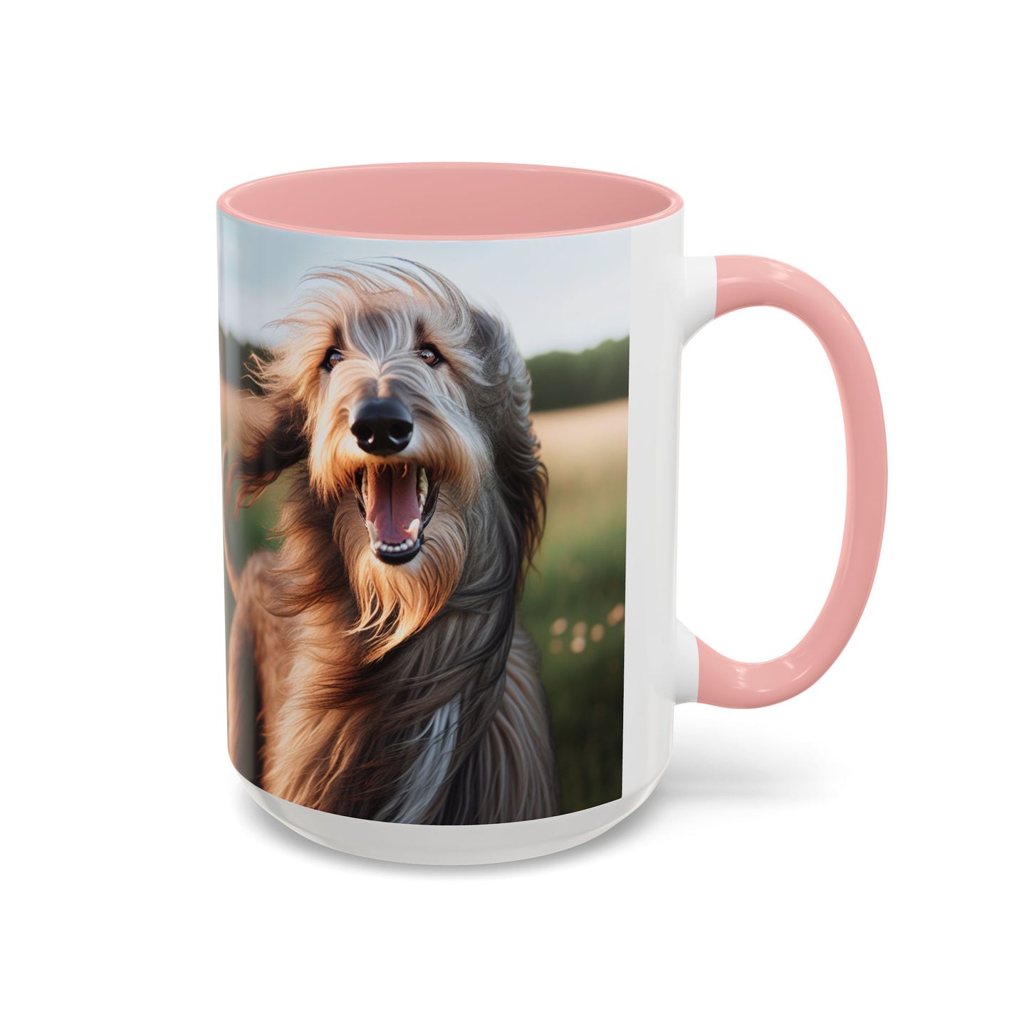Scottish Deerhound Accent Coffee Mug - Perfect Gift for Dog Lovers