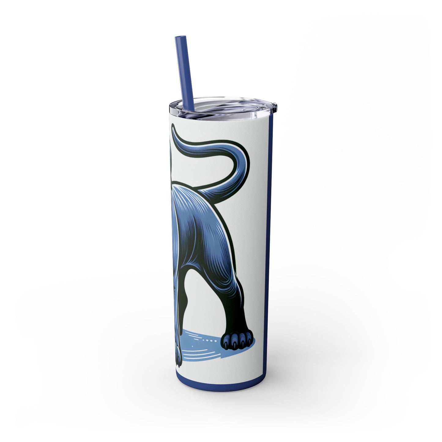 Neapolitan Mastiff Tumbler with Straw, 20oz