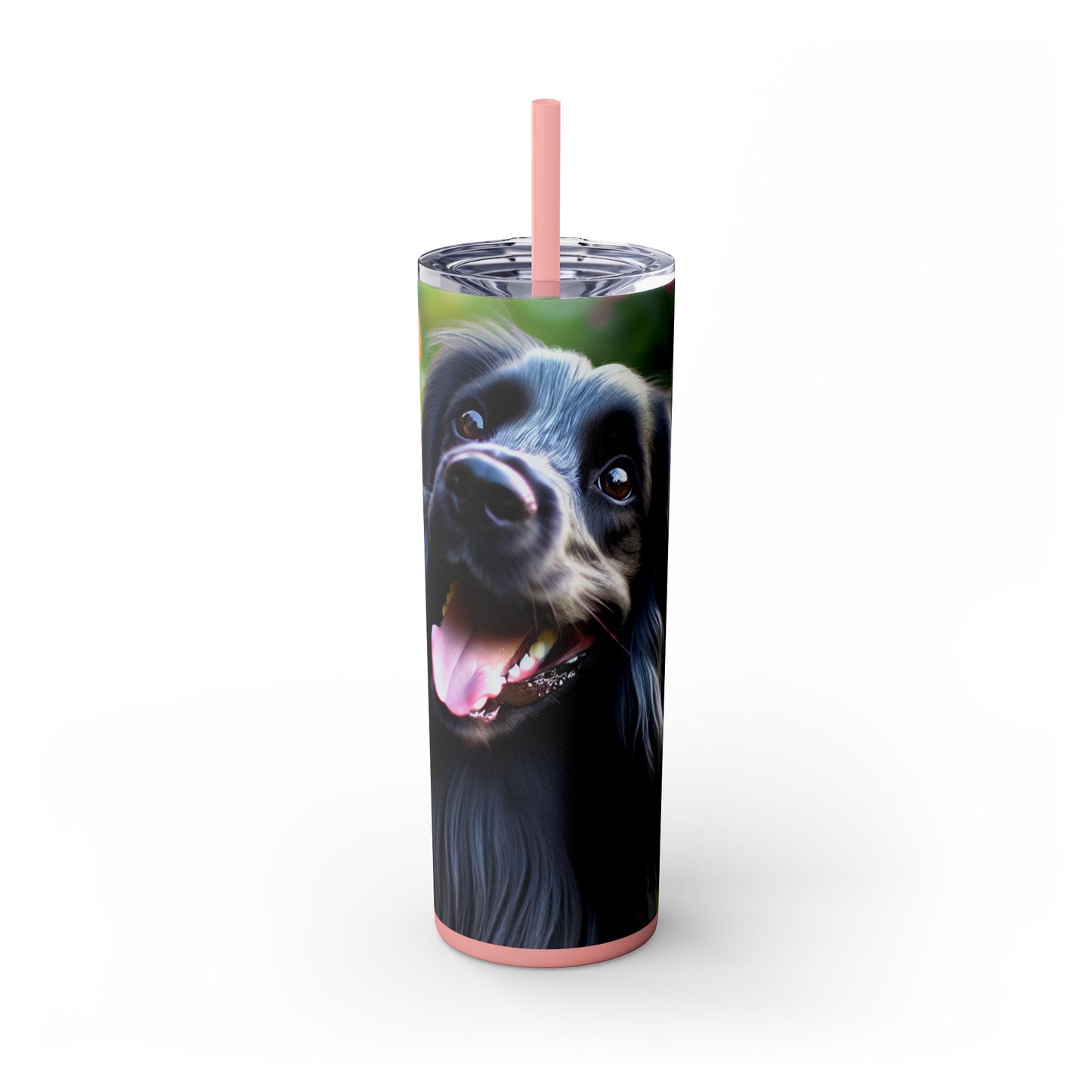 Blue Picardy Spaniel Tumbler with Straw, 20oz