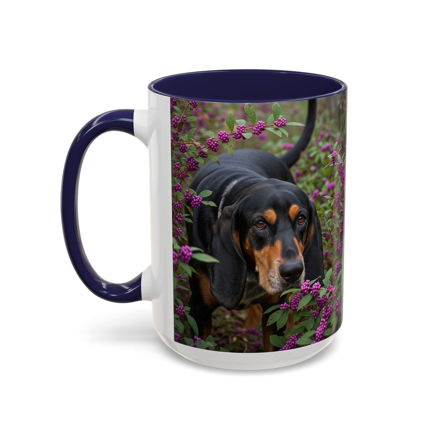 Black and Tan Coonhound Accent Coffee Mug - Perfect Gift for Dog Lovers