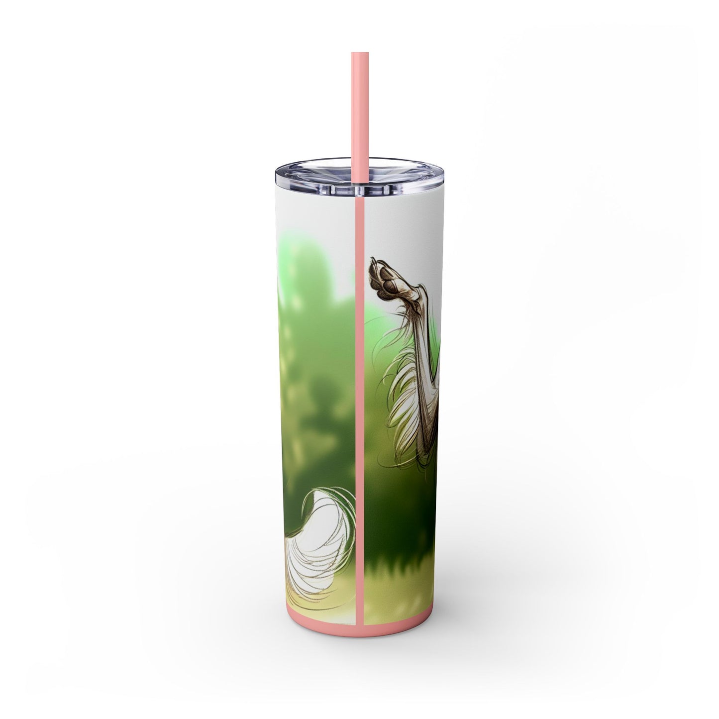 Borzoi Tumbler with Straw, 20oz