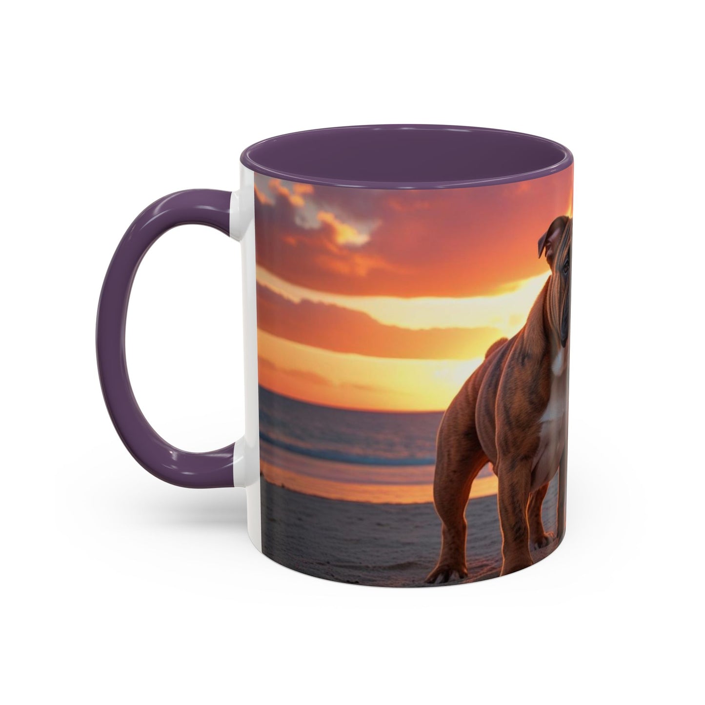 Bulldog Love Accent Coffee Mug - Perfect Gift for Dog Lovers
