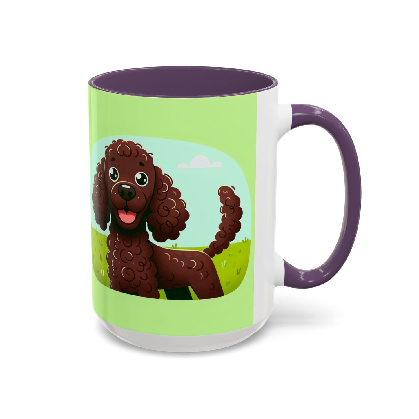 Irish Water Spaniel Accent Coffee Mug - Perfect Gift for Dog Lovers