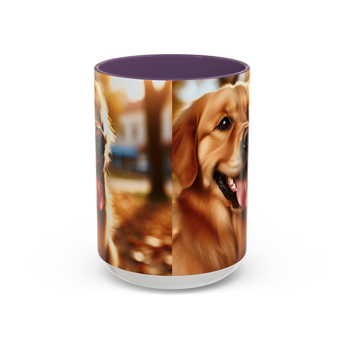 Golden Retriever Accent Coffee Mug - Perfect Gift for Dog Lovers
