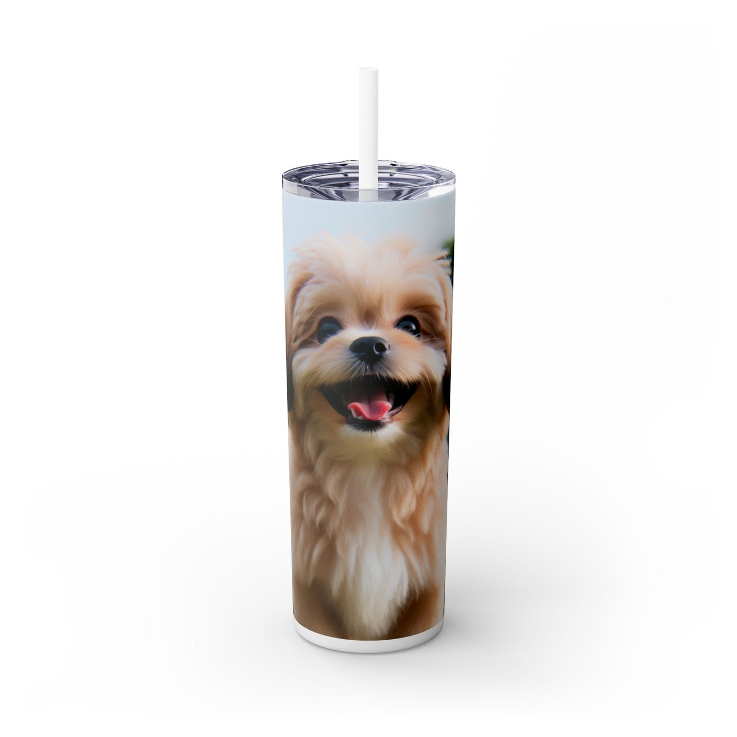 Pekapoo Tumbler with Straw, 20oz