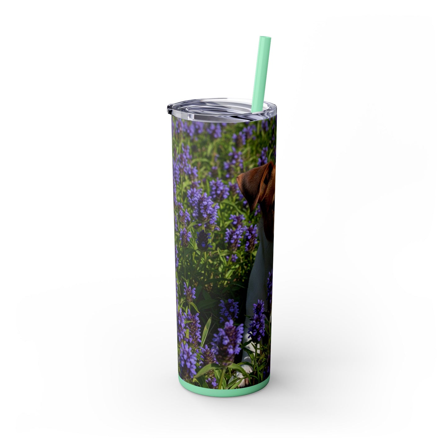 Jack Russell Terrier Tumbler with Straw, 20oz