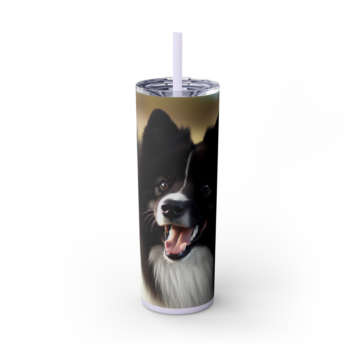 Karelian Bear Dog Tumbler with Straw, 20oz