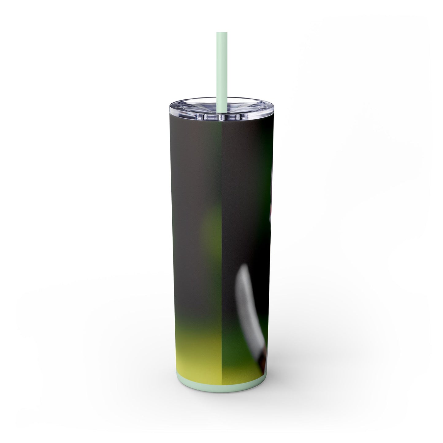 Bull Terrier Tumbler with Straw, 20oz